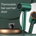 thumbnail image 4 of Ohufall Silent Ionic Hair Dryer Blue Light Care Gradient Hot Cold Wind Constant Temperature Household Professional Blow Dryer, 4 of 5