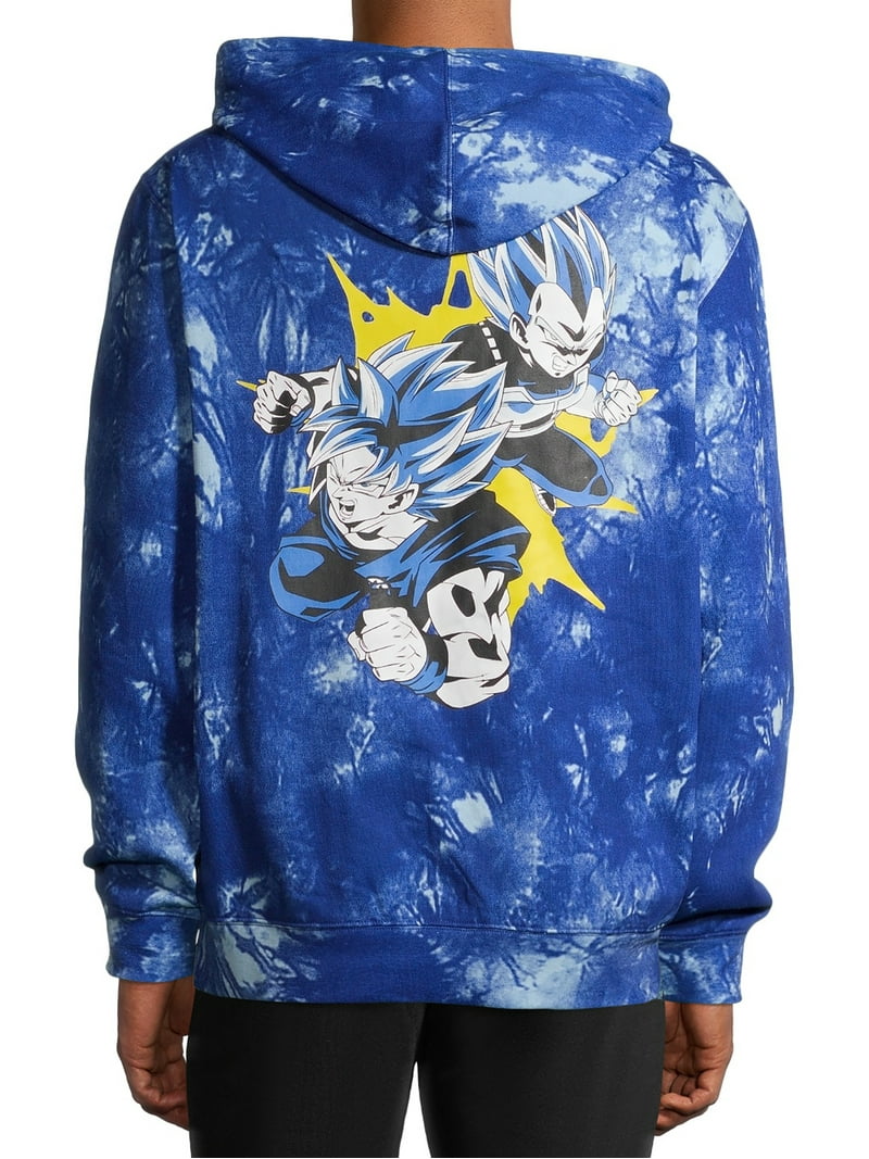 Dragon Ball Z Men's and Big Men's Ultra-Soft Printed Tie Dye