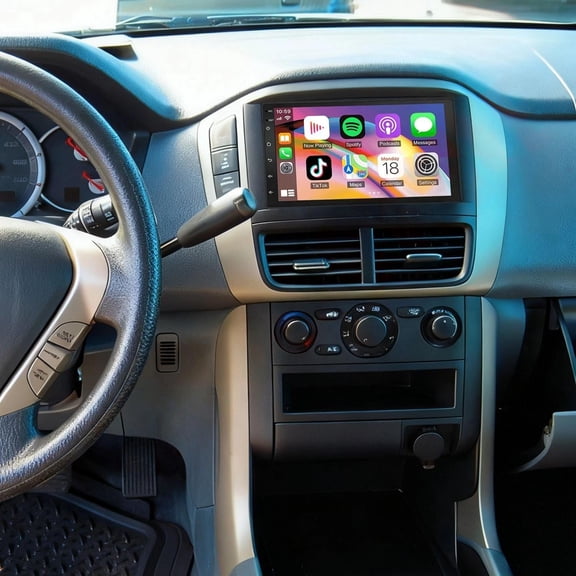 Zcargel 7" Car Stereo Android 13 2 32G for Honda Pilot Android Auto GPS WiFi Bluetooth Backup Camera Split Screen