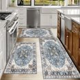 thumbnail image 6 of Kitchen Rugs Sets of 3 Non Slip Washable Kitchen Mats for Floor, Waterproof Kitchen Runner Rug, Floor Mat Carpet for Entryway, Laundry, Sink, Hallway, Bathroom, 6 of 10