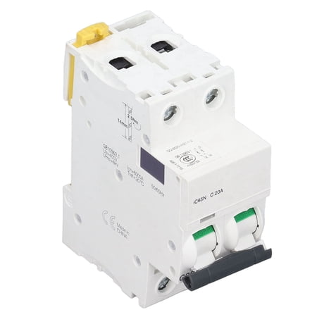 Miniature Circuit Breaker DIN Rail Mount Breaker Low Voltage Overload ...