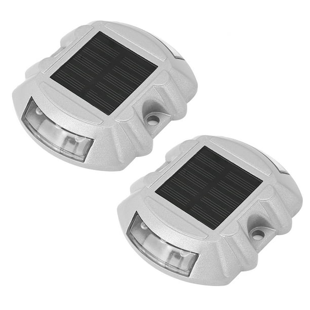 Luces LED De Tierra Luces Solares De Tierra Lámina Reflectante Estable Blanca Carcasa De Aluminio De Ahorro De Energía Para Conducción De Automóviles