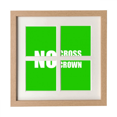 thumbnail image 1 of No Pains No Crown Art Deco Fashion Frame Wall Tabletop Display 4 Openings Picture, 1 of 3
