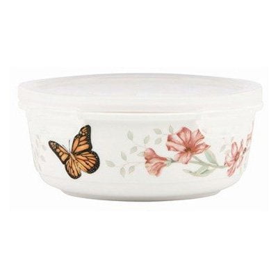 Lenox Butterfly Meadow Serving And Storage Bowl with Lid - Set of 4