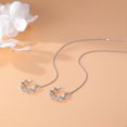 thumbnail image 3 of 925 Sterling Silver Wave Cuff Earrings Wrap Tassel Earrings for Women Teen Girls Dangle Earrings Threader Chain----silver--Product code 80373 silver, 3 of 5