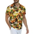 thumbnail image 2 of Iceglad Men's Hawaiian Shirt Short Sleeve Casual Button Down Shirt for Men Printed Summer Beach Shirt, 2 of 5
