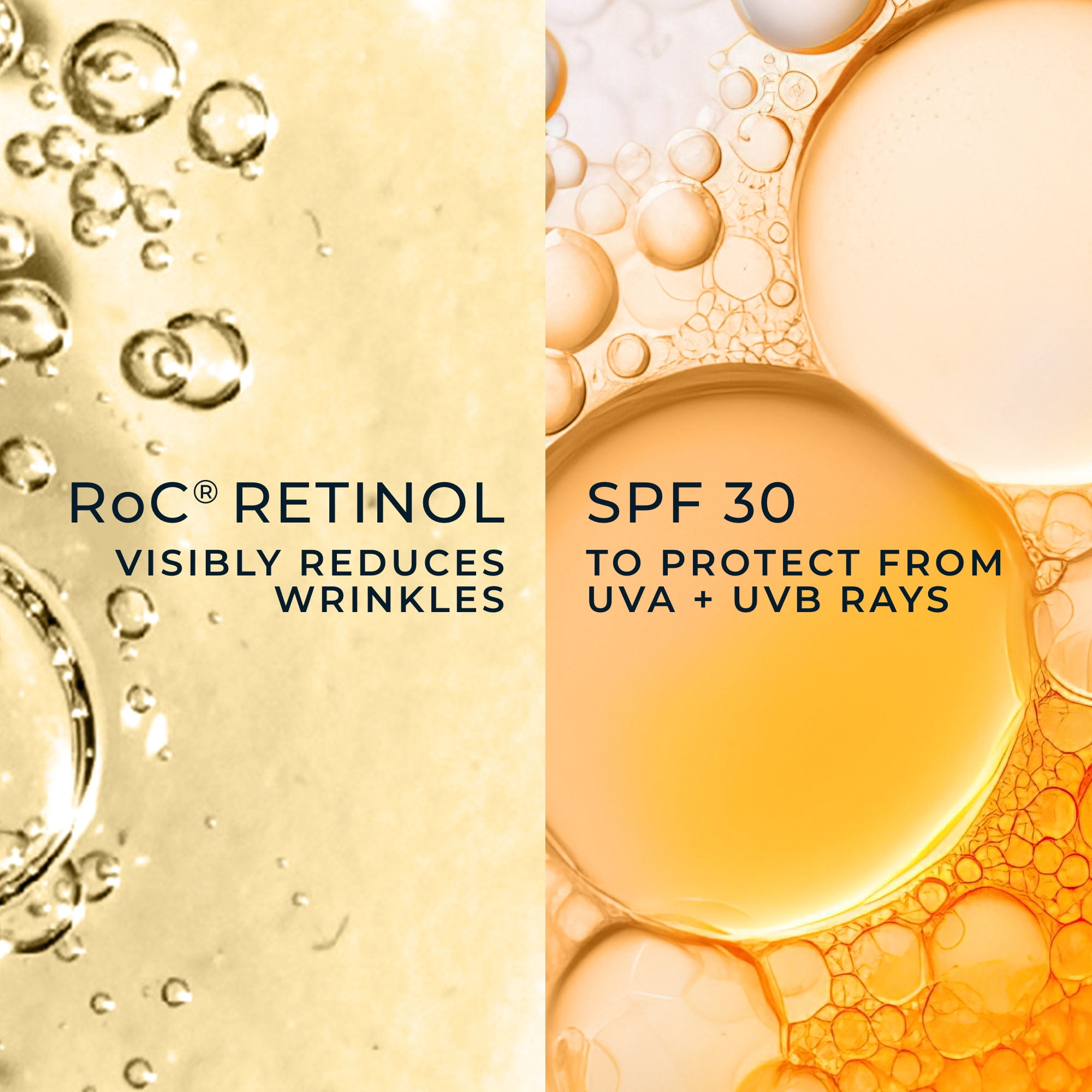 RoC Skincare - Retinol Correxion®️ - Rides profondes - Hydratant quotidien - Écran solaire à large spectre SPF 30 - 30ml