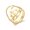 Gold, variant on Gold Stainless Steel Non-Tarnish Adjustable Ring Cat Kitten Shape Animal Pet Statement R3