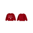 thumbnail image 2 of Rdhnmea Toddler Baby Boy Girl Valentine's Day Outfit Letter Embroidery Knit Sweater Long Sleeve Knitted Pullover Sweatshirt Top, 2 of 9