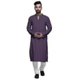 thumbnail image 2 of Atasi mens kurta Cotton Satin ethnic kurta for boys solid wedding Long kurta, 2 of 7