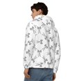 thumbnail image 4 of Vsdgher Antenna Icon Mens Hoodies Zip Hoodie, Hoodies for Men, Zip-up Hooded Sweatshirt-Small, 4 of 5