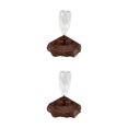 thumbnail image 2 of Guardoinrt Reptile Feeders Ensuring Happiness Of Small Pets For Small Spaces Brown 2Set, 2 of 6