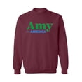 thumbnail image 1 of Awkward Styles Amy Klobuchar Unisex Crewneck Amy for America Crewneck American Choice is Amy Patriotic Clothing Collection 2020 Choice Amy Klobuchar Fans Gifts Amy for America Sweater for Men, 1 of 5