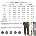 thumbnail image 2 of Mens Casual Cotton Linen Pants with Elastic Waist Drawstring Straight-Legs Pants with Pockets Cotton Linen Long Pants Loose Fit Summer Yoga Beach Lightweight Linen Dress Trousers,White 5XL, 2 of 4