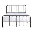 thumbnail image 3 of OakvillePark Lowden Vertical-Slat Metal Platform Bed, Queen, Dark Bronze, 3 of 4
