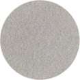 thumbnail image 1 of Unique Loom Tapis Extérieur Solide Heathed 5' x 5' Rond Gris Clair/gris, 1 of 1