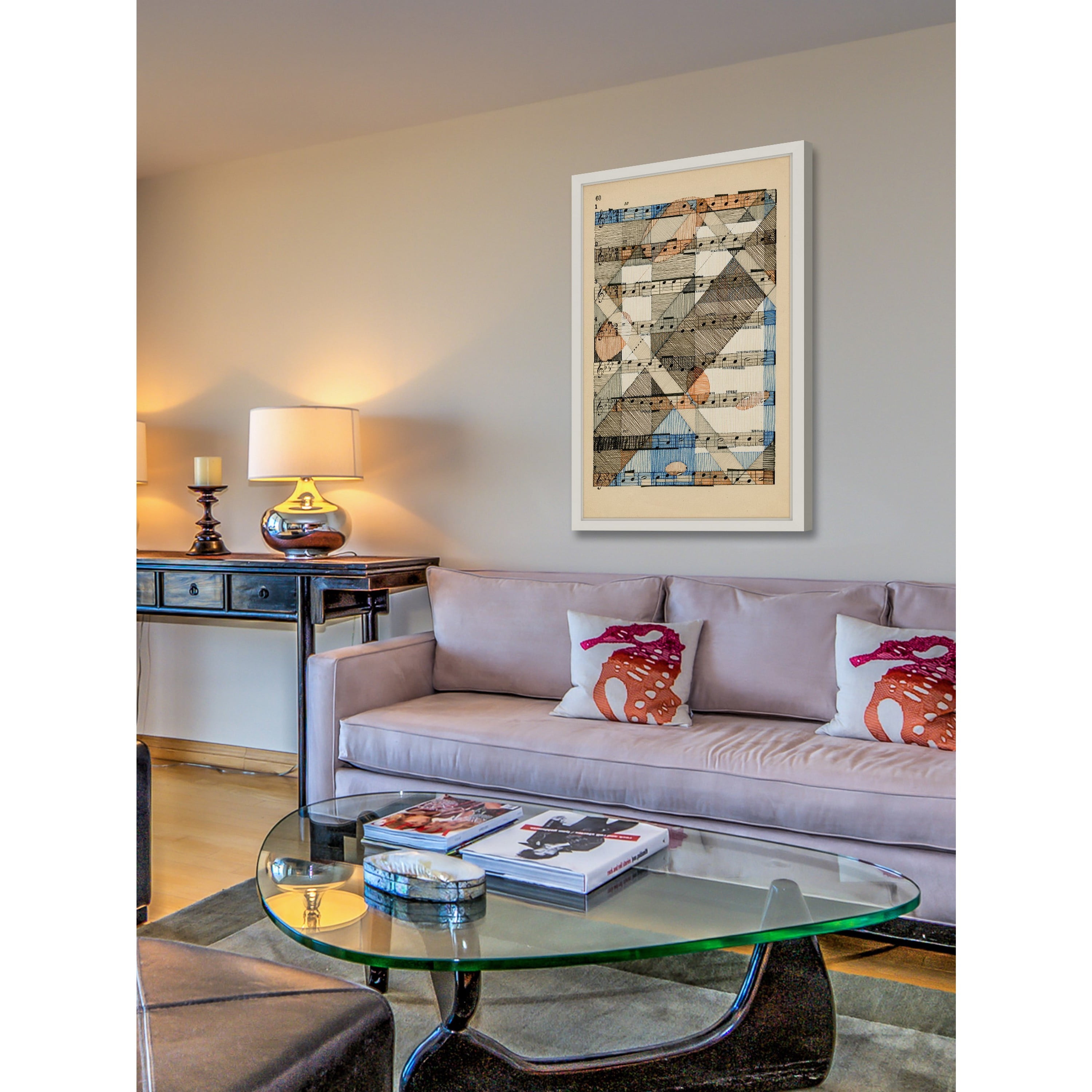 Marmont Hill "Music in Motion" by Nikki Galapon Framed Painting Print