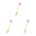 thumbnail image 2 of Transemion 1/2/3/5 Cartoon Adorable Restaurant Hotel Tableware Portable Washable Stainless Steel Stirring Mixing Dinnerware Cake Flatware Candy Fork Pink 3PCS, 2 of 6