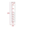 thumbnail image 6 of Nmkwnr 4 Drawer 3 Shelf Storage Cabinet for Home, Bathroom, White, 6 of 7