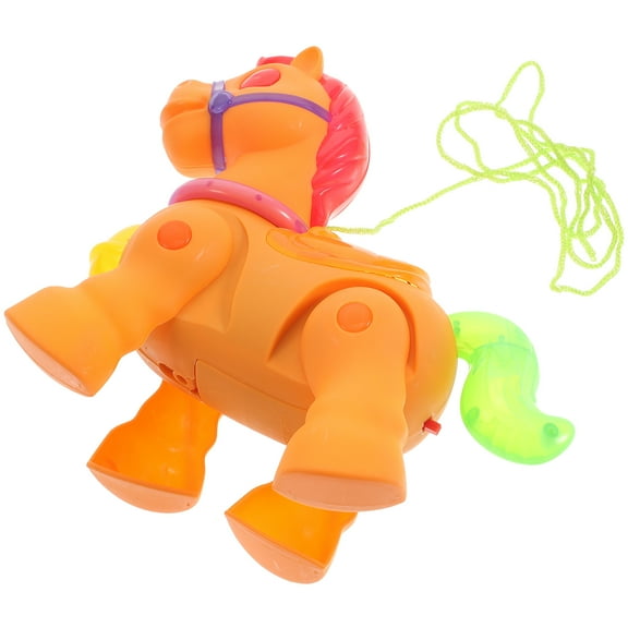 Hobby Horse Electric Walking Battery-operated Toy Child 18X16X9CM Orange