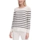 thumbnail image 1 of Suéter a rayas Calvin Klein para mujer blanco extra pequeño, 1 of 1