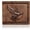 Brown, variant on Leather Wallets For Men- 3D Embossed Realistic Duck Design Bifold Leather Wallet With RFID Protection Spacious Cash Pockets, Two Hidden Slots And Nine Card Slots (Vintage Blue)