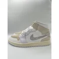 thumbnail image 1 of N I-K-E Men’s A i r-Jor-dan 1 Mid SE Craft Size 12 White Grey | DM9652-120 |, 1 of 6