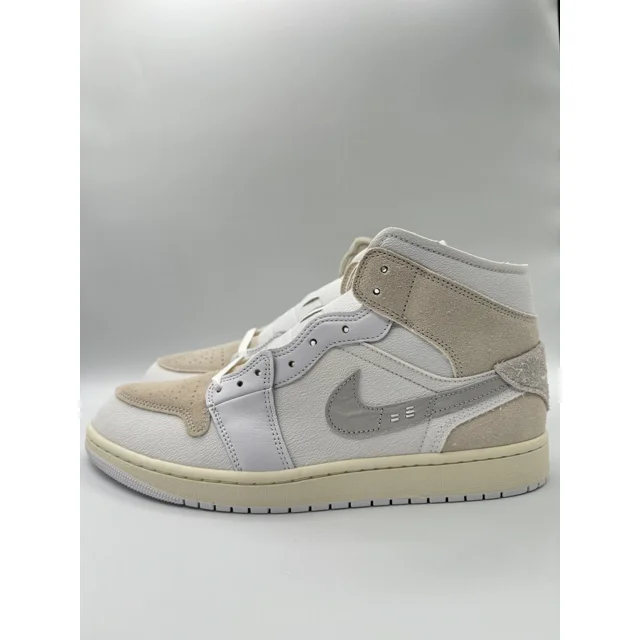 N I-K-E Men’s A i r-Jor-dan 1 Mid SE Craft Size 12 White Grey | DM9652-120 |