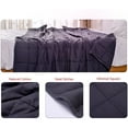 thumbnail image 4 of Weighted Blanket, 25 LBS, 80" x 87" inch Queen Size Heavy Blanket, Organic Cotton with Natural Glass Beads, 4 of 5