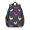 Rooster and Silhouette, variant on Rooster and Silhouette Blue Pattern Backpack for School, Cute School Bag with Adjustable Shoulder Straps and Padded Back, 15"x11.42"x5.5"
