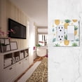 thumbnail image 5 of Yayeee Rocker Switch Wall Plate 1-Gang 4.6"x2.9" Home Decorative Outlet Cover, Pineapple, 5 of 6