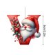 thumbnail image 3 of Adornos navideños, adornos navideños, regalos navideños, letras colgantes, decoración de acrílico, árbol de Navidad plano, decoración para fiestas en el hogar, colgante de regalo, letra plana de acríl, 3 of 4