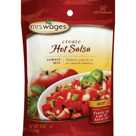 2Pc Mrs. Wages 4 Oz. Hot Salsa Tomato Mix