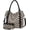 Black, variant on Checkered Shoulder Bag,Two-piece Set Handbag,Multi Pocket Sloping Shoulder Handbag,Fashionable Handbag With Wallet.