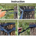 thumbnail image 3 of Hamaca al aire libre ultraligera giratoria de nailon 210t, hamaca de cuerda transpirable simple y doble para acampar, 3 of 5