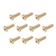 thumbnail image 1 of Tornillos de máquina hexagonales de Unique Bargains Tornillo de muebles de acero al carbono M6x0.79" 10Pcs, 1 of 4