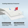 thumbnail image 3 of Peace Nest Cooling Down Alternative Mattress Protector, Queen Size, 3 of 6