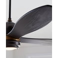 thumbnail image 5 of Monte Carlo Metrograph Metrograph 56" 4 Blade Led Ceiling Fan - Deep Bronze and Brass /, 5 of 7