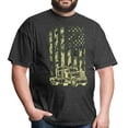 thumbnail image 5 of Patriotic Trucker Camouflage American Flag Unisex T-Shirt, 5 of 5