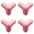 thumbnail image 2 of Silicone Corner Protectors 4 Pack Self Adhesive Bumpers - Food Grade Anti Collision Edge Guards for Furniture Table Counter Range Hood, Soft Shock Absorbing Guards for Home Office and Baby Safety, 2 of 9