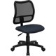 thumbnail image 1 of Silla de oficina operativa giratoria Flash Furniture malla azul marino respaldo medio, 1 of 2
