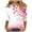 #05 Multicolor, variant on T-Shirt for Women Valentine's Day Shirts Loose 3/4 Sleeve Heart Print Shirt Casual Crew Neck Blouses Three-quarter Sleeve Pullover Top