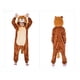 thumbnail image 1 of Pijamas de una pieza con dibujos de animales para niños y niñas, ropa bonita para el hogar con diseño de arcoíris, cielo estrellado, caballo y león, 1 of 3