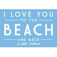thumbnail image 5 of La Jolla, California, I Love You to the Beach and Back, Simply Said, Lantern Press, Premium Playing Cards, 52 Card Deck with Jokers, USA Made, 5 of 5