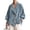 Blue #012, variant on Jackets for Women Long Sleeve Velvet Cardigan Oversized Casual Outerwear for Spring Fall Winter, XL