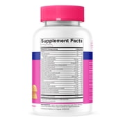 SmartyPants Teen Girl Multivitamin Gummies, Teen Vitamins with Biotin to Maintain Healthy Hair, Skin & Nails, Vitamins D3, B12 & Folate, 19 Nutrients, 60 Count
