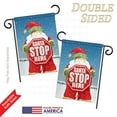 thumbnail image 3 of Breeze Decor BD-XM-G-114137-IP-BO-DS02-US Santa Stop Here Winter - Seasonal Christmas Impressions Decorative Vertical Garden Flag - 13 x 18.5 in., 3 of 4