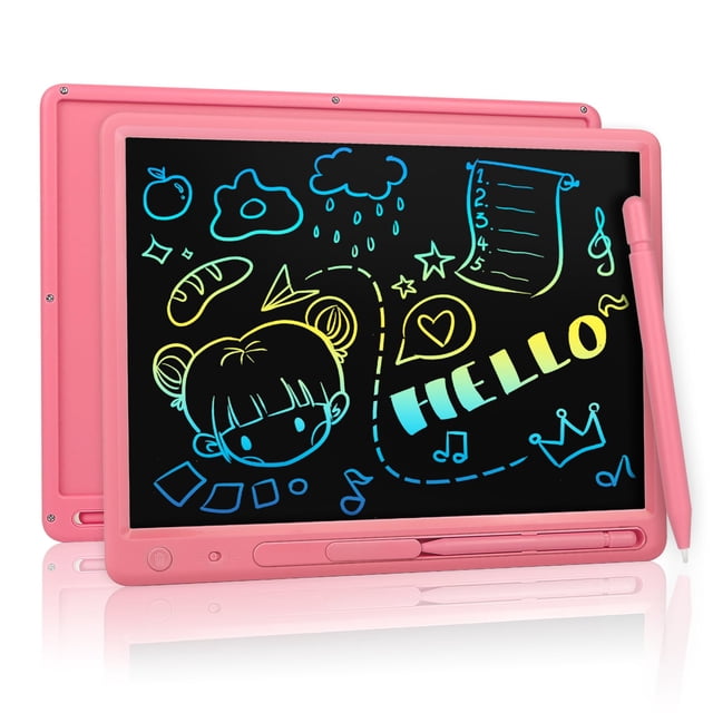 Tableta de escritura LCD Aricovort de 15 pulgadas colorida para niños