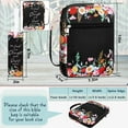 thumbnail image 6 of Bible Covers Bible Case Bible Bag, 10x7.5 in Bible Covers Canvas Bible Holder with Handle Fits for Standard Size Bible, Gifts for Women Men, 6 of 6
