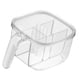 thumbnail image 3 of Caja De Condimentos Para Especias, Estante Transparente Para Condimentos, 4 Compartimentos, Tarro Para Especias Con 4 Cucharas Para Azúcar, Sal, Pimienta Y Otras Especias, 3 of 8